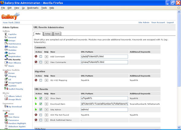 Short URLs module